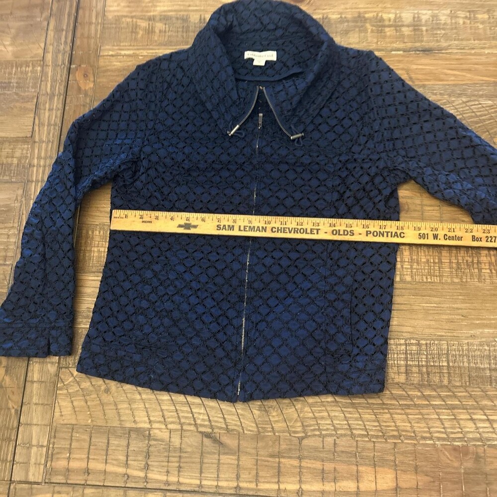 Coldwater Creek Women's Navy and Blue Jacket - Picture 8 of 8